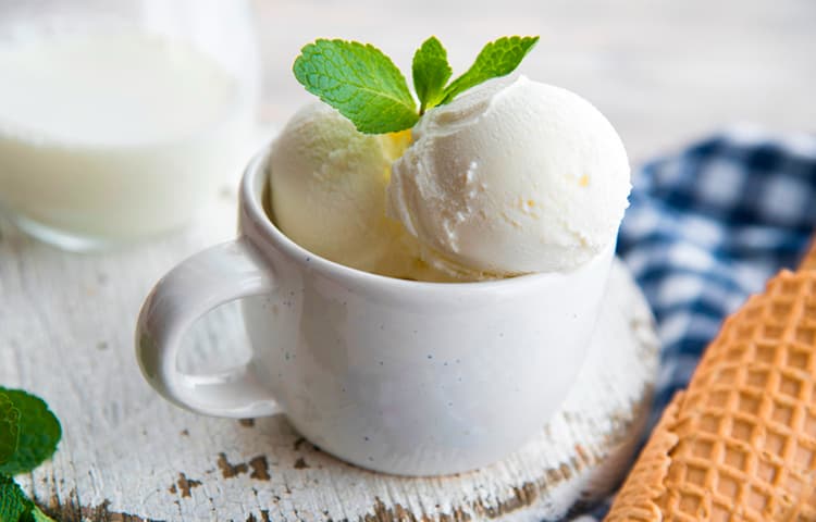 Протеиновое кето-мороженое из сливок